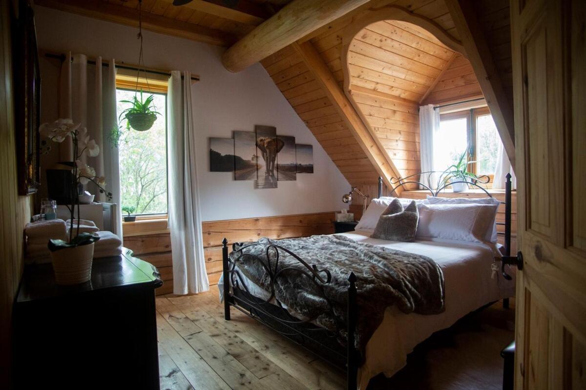 Hebergement "La Maison En Bois Rond" Sainte-Marie Номер фото